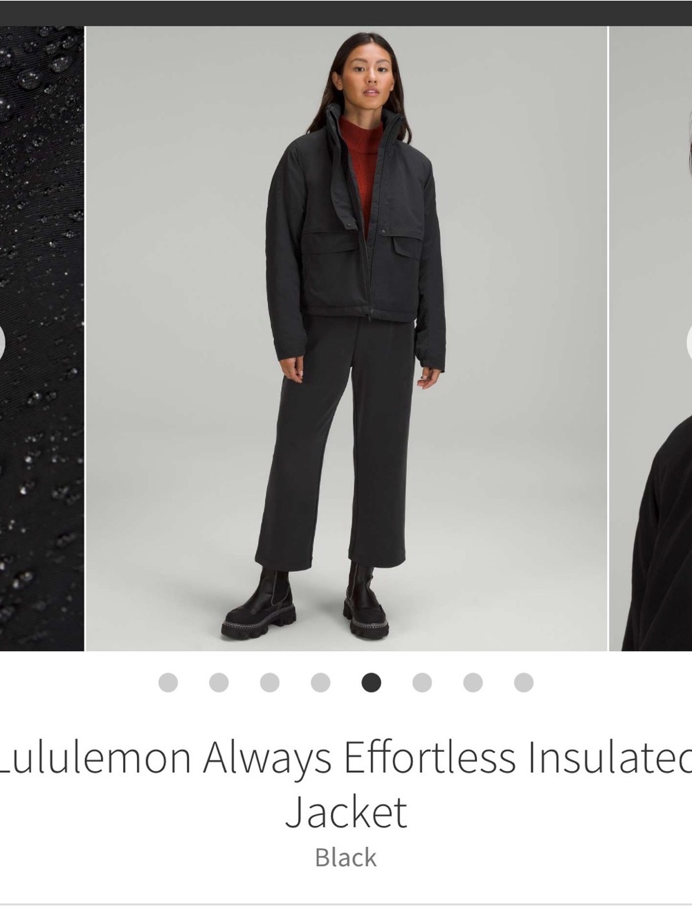 Lululemon Always Effortless Insulated Jacket
- Black - Picture 3 of 15